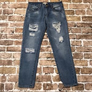 💥3 for $15💥Blu Pepper Vintage Distressed Jeans